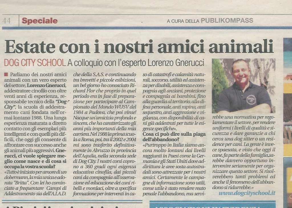 DOG CITY SCUOLA ADDESTRAMENTO CANI DI LORENZO GNERUCCI