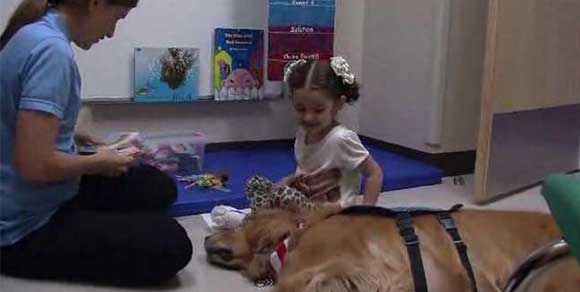 Bimba di 4 anni torna a parlare grazie a un cane