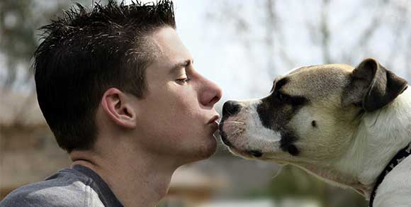 Baciare il proprio cane? Fa bene alla salute!