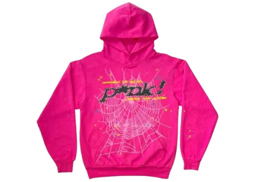 Spider Pink Hoodie - Best Quality