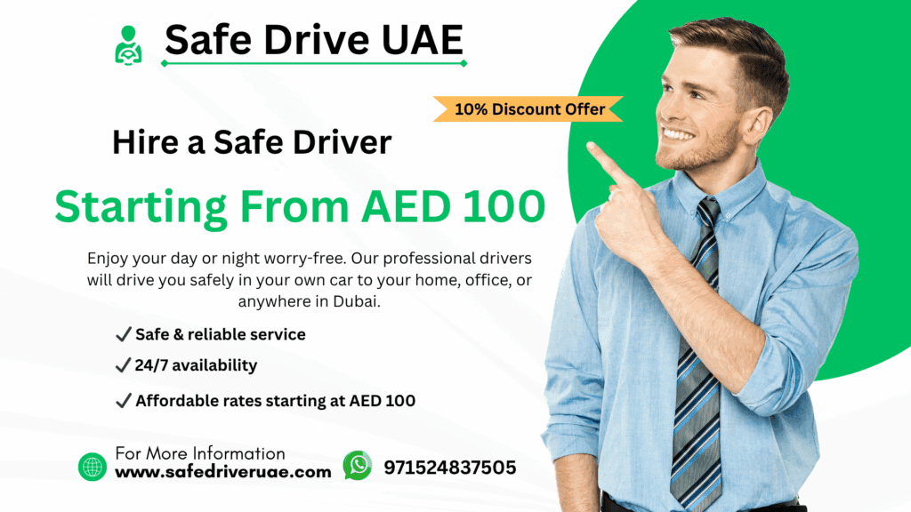 SafeDriverUAE – Reliable, Professional Driver Services in Dubai