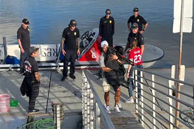 Sadie, scomparsa durante una vacanza e ritrovato a nuotare a mare aperto