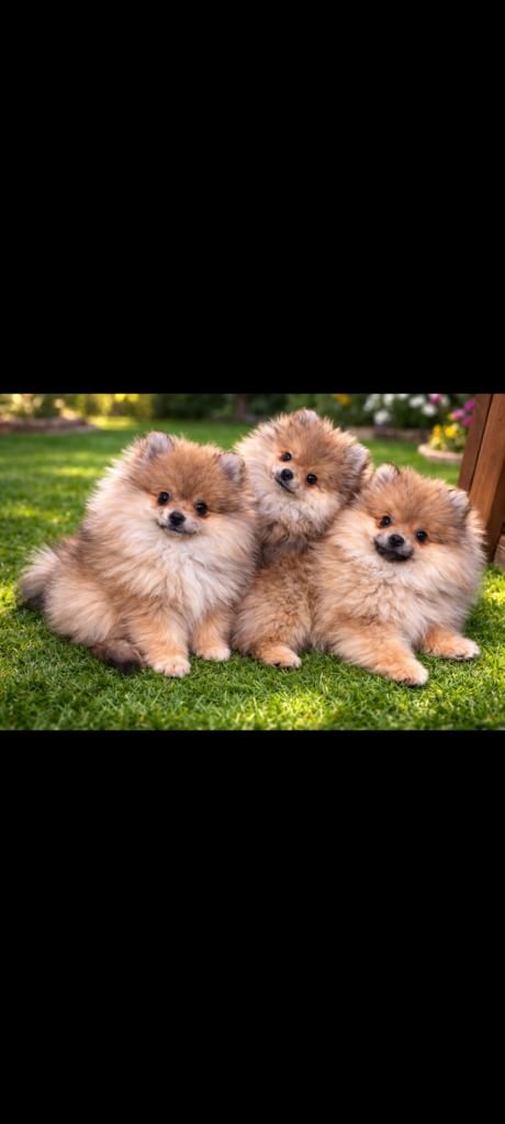 Volpino pomerania femmina con pedigree