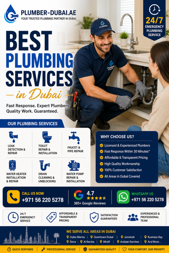 Best Plumbing Services in Dubai