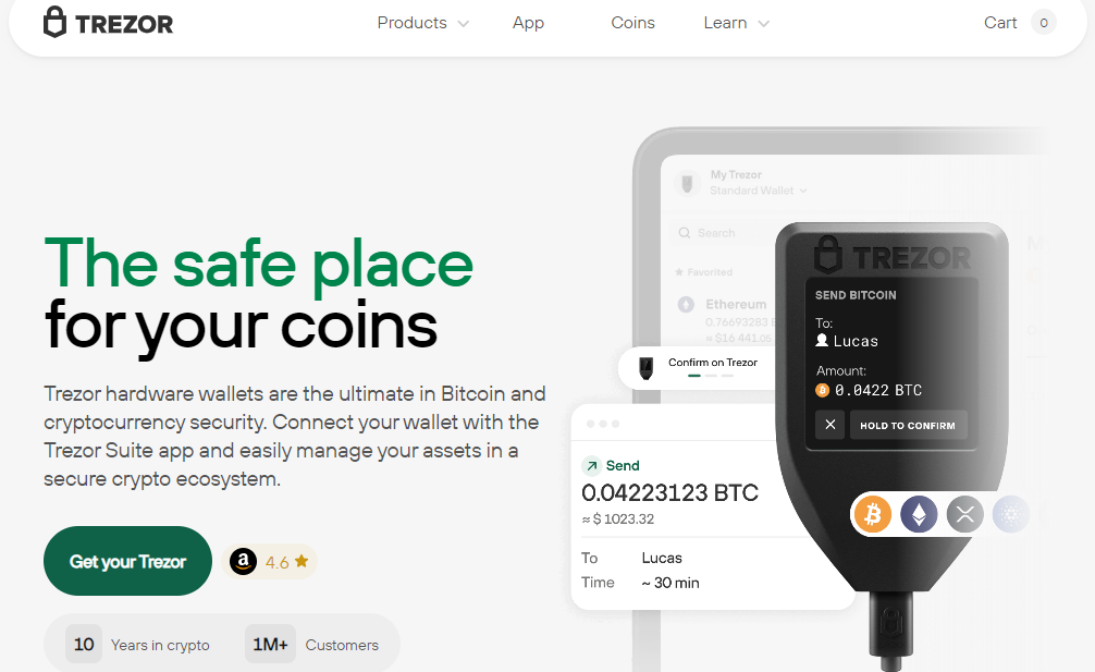 Trezor.io/start