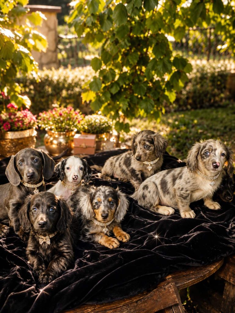 Cuccioli di bassotto a pelo lungo in vendita