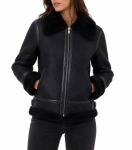 Real Leather Aviator Jacket Women's Timeless Style & Premium Quality